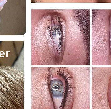 Permanent makeup eye result