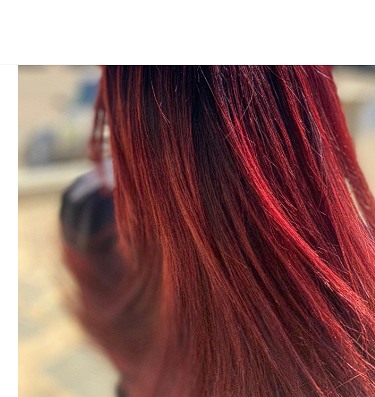 Red hair colour result