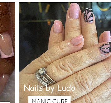 Butterfly nail art